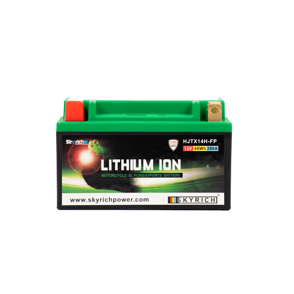 HJTX14H-FP SKYRICH แบตเตอรี่ LITHIUM ION รุ่น HJTX14H-FP ใช้สำหรับ F800GS / DL650 V-Strom1000 / Triumph Tiger800 / Royal Enfield Continental GT 650