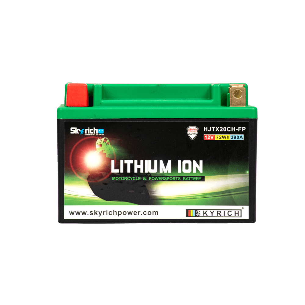 HJTX20CH-FP SKYRICH แบตเตอรี่ LITHIUM ION รุ่น HJTX20CH-FP ใช้สำหรับ K1200R, R1200GS '05-'13, R Nine T, F800GS, ZX-12R, V-Strom 1000 , Triumph Tiger