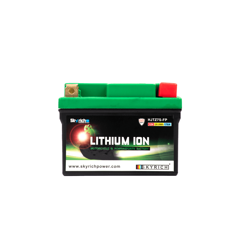 SKYRICH แบตเตอรี่ LITHIUM ION รุ่น HJTZ7S-FP ใช้สำหรับ PCX160, Vespa, KLX250, KLX230R '20-23, YZF-R1 '15-'22