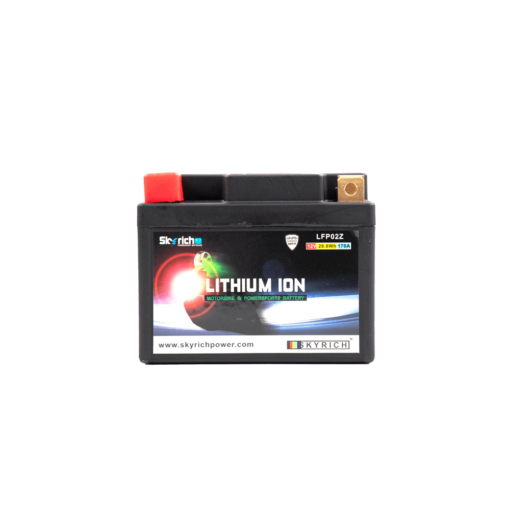 LFP02Z SKYRICH แบตเตอรี่ LITHIUM รุ่น LFP02Z ใช้สำหรับ YZ450F '18 ขึ้นไป / YZ250F '19 ขึ้นไป 【 ใช้แทน BR98 】
