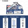 หัวเทียน NGK LFR5AIX-11 ขั้ว Iridium ใช้สำหรับ Nissan Teana 2.0L, 2.3L, X-trail 2.0L/ 2.5L '05 (1 หัว) - Made in Japan