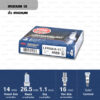 หัวเทียน NGK LFR5AIX-11 ขั้ว Iridium ใช้สำหรับ Nissan Teana 2.0L, 2.3L, X-trail 2.0L/ 2.5L '05 (1 หัว) - Made in Japan