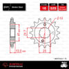 JOMTHAI สเตอร์หน้า 16 ฟัน ใช้สำหรับ Steed / Shadow