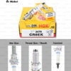 หัวเทียน NGK CR8EK ขั้ว Nickel Multigrounded ใช้สำหรับ New Vespa , CBR150, Ninja250, Ninja300, YZF-R3, Gladius, V-storm , TNT300 (1 หัว) – Made in Japan