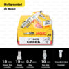 หัวเทียน NGK CR8EK ขั้ว Nickel Multigrounded ใช้สำหรับ New Vespa , CBR150, Ninja250, Ninja300, YZF-R3, Gladius, V-storm , TNT300 (1 หัว) – Made in Japan