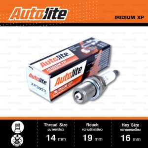 หัวเทียน Autolite XP3923 ขั้ว Iridium XP ใช้สำหรับ Chevrolet Cruze, Mitsubishi Lancer, Nissan Sunny Neo, Toyota Alphard, Avanza, Camry ’91-’01