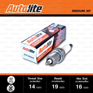 หัวเทียน Autolite XP3924 ขั้ว Iridium XP ใช้สำหรับ Toyota Corolla, Vios, Mitsubishi Lancer , Triton