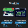 SKYRICH แบตเตอรี่ ลิเธียม LITHIUM ION รุ่น HJTZ5S-FP ใช้สำหรับรถมอเตอร์ไซค์ R15 Grand Filano Wave110i MSX KTM350