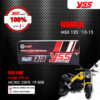 YSS โช๊คแก๊ส ECO-LINE ใช้อัพเกรดสำหรับ Honda MSX ตัวเก่าก่อนปี 2016【 MC302-250TL-19-858 】 สปริงแดง/กระบอกดำ [ โช๊คมอเตอร์ไซค์ YSS แท้ ประกันโรงงาน 1 ปี ]