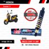 YSS โช๊คแก๊ส DTG ใช้อัพเกรดสำหรับ Honda Zoomer-X【 OB222-330T-11-38P】 โช้คอัพแก๊สกระบอก 2 ชั้น แกนทองสปริงดำ [ โช๊ค YSS แท้ ประกันโรงงาน 6 เดือน ]