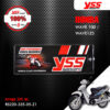 YSS โช๊คหลัง สำหรับ HONDA WAVE 125 (สีชุบ) 1 คู่ 【 RS220-335-05-Z1 】 [ โช๊ค YSS แท้ 100% พร้อมประกันศูนย์ 6 เดือน ]