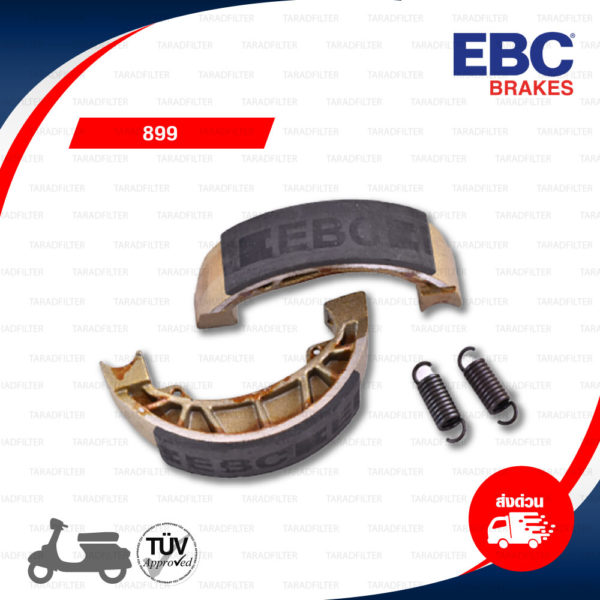 EBC BRAKE SHOES ด้านหลัง สำหรับ Scooter VESPA รุ่น LX [R] / S [R] [ 899 ]