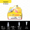 หัวเทียน NGK DCPR8EKC ขั้ว Nickel Multigrounded ใช้สำหรับ R1100 S , R1150 GS , R1200 GS '05-'09 , R1200 ST, R1200 R (1 หัว) – Made in Japan