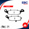 EBC ผ้าเบรกหน้า ด้านซ้าย รุ่น Sintered HH ใช้สำหรับรถ Er-6n [F/Left] , Er-6f [F/Left] , Versys650 ปีเก่า [F/Left] , SV650 [F/Left] , DL650 V-strom [F/Left] [ FA229HH ]