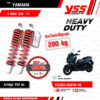 YSS โช๊คแก๊ส Heavy Duty for G-Sport ใช้อัพเกรดสำหรับ XMAX 300 '17 【 TG302-350TR-10 】 โช๊คคู่หลังสปริงแดง / กระบอกเงิน [ โช๊ค YSS แท้ 100% พร้อมประกันศูนย์ 1 ปี ]