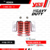 YSS โช๊คแก๊ส Heavy Duty for G-Sport ใช้อัพเกรดสำหรับ XMAX 300 '17 【 TG302-350TR-10 】 โช๊คคู่หลังสปริงแดง / กระบอกเงิน [ โช๊ค YSS แท้ 100% พร้อมประกันศูนย์ 1 ปี ]