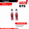 YSS โช๊คแก๊สหน้าและหลัง ใช้สำหรับ Vespa GTS 【 VU302-240TRC-03 】,【 TZ302-340TR 】 โช๊คหน้าสปริงแดง / โช๊คหลังสปริงแดง [ โช๊ค YSS แท้ 100% พร้อมประกันศูนย์ 2 ปี ]