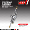 YSS STEERING DAMPER กันสะบัด CLAMP A สี Platinum รุ่น Titanium Racing สำหรับมอเตอร์ไซค์ [ EG188-078C-01-R ] สำหรับ CB650F / Ninja300 / Ninja250 / Ninja400 / Versys650 / R3 / R6 / T100