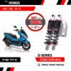 YSS โช๊คแก๊ส G-Series ใช้อัพเกรดสำหรับ Honda PCX 150 '14-'17【 TC302-310T-09-8 】 โช๊คคู่หลัง สปริงดำ/กระบอกเงิน [ โช๊ค YSS แท้ 100% พร้อมประกันศูนย์ 6 เดือน ]