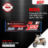 YSS โช๊คแก๊สหน้าและหลัง ใช้สำหรับ VESPA Primavera 125 3VIE, Primavera 150 3VIE '14> / Sprint 150 '18> 【 VK302-230T-03-858 】,【 OK302-360T-04-858 】 โช๊คหน้าสปริงแดง / โช๊คหลังสปริงแดง