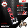 YSS โช๊คแก๊สหน้าและหลัง ใช้สำหรับ VESPA Primavera 125 3VIE, Primavera 150 3VIE '14> / Sprint 150 '18> 【 VK302-230T-03-858 】,【 OK302-360T-04-858 】 โช๊คหน้าสปริงแดง / โช๊คหลังสปริงแดง