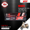 YSS โช๊คแก๊สหน้าและหลัง ใช้สำหรับ VESPA Primavera 125 3VIE, Primavera 150 3VIE '14> / Sprint 150 '18> 【 VK302-230T-03-858 】,【 OK302-360T-04-858 】 โช๊คหน้าสปริงแดง / โช๊คหลังสปริงแดง