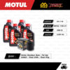 FULL RAZER ชุดถ่ายน้ำมันเครื่องสังเคราะห์แท้ 100% MOTUL 7100 4T [ 20w-50 ] พร้อมกรองเครื่อง [ FR-171B ] ใช้สำหรับ Harley-Davidson Dyna / Fat boy / Softtail / Road Glide / Road King