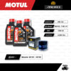 FULL MOTO ชุดถ่ายน้ำมันเครื่องสังเคราะห์แท้ 100% MOTUL 7100 4T [ 15w-50 ] ใช้สำหรับ Ducati Monster M795 / M796