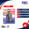 EBC ผ้าเบรกรุ่น Organic ใช้สำหรับรถ F650 GS '07-'12 [F] / F800 GS [F] / R1200 GS [R] / K1600 [R] / Royal Enfield Interceptor 650 [F] / Continental 650 [F] [ FA209/2 ]