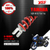 YSS โช๊คแก๊ส G-Series ใช้อัพเกรดสำหรับ Yamaha YZF-R15 ปี 2014-2016 【 MO302-265T-14 】 โช๊คเดี่ยวหลัง สปริงแดง/กระบอกดำ [ โช๊ค YSS แท้ 100% พร้อมประกันศูนย์ 6 เดือน ]