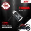 YSS โช๊คแก๊ส G-Series ใช้อัพเกรดสำหรับ Yamaha M-Slaz 【 MO302-265T-17 】 โช๊คเดี่ยวหลัง สปริงแดง/กระบอกดำ [ โช๊ค YSS แท้ 100% พร้อมประกันศูนย์ 6 เดือน ]