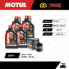 FULL RAZER ชุดถ่ายน้ำมันเครื่องสังเคราะห์แท้ 100% MOTUL 7100 4T [ 10w-40 ] พร้อมกรองเครื่อง [ FR-303 ] ใช้สำหรับ Kawasaki ZX-6R / Z800 / Z900 / Z1000 / ZX-10