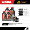 FULL RAZER ชุดถ่ายน้ำมันเครื่องสังเคราะห์แท้ 100% MOTUL 7100 4T [ 10w-40 ] พร้อมกรองเครื่อง [ FR-138 ] ใช้สำหรับ Suzuki GSX-R1000 / Hayabusa GSX-R1300 / GSX-S750 '15-'16