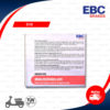 EBC ผ้าเบรก สำหรับรถมอเตอร์ไซค์ SR400 / SR500 / DT250 / DT400 / Tenere600 [ 510 ]