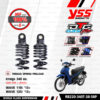 YSS โช๊คแก๊ส DTG PLUS ใช้อัพเกรดสำหรับ HONDA Wave125i / Wave110i【 RB220-340T-38-58P 】โช๊คคู่หลัง แกนแดง/สปริงดำ [ โช๊ค YSS แท้ ประกันโรงงาน 6 เดือน ]