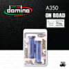 DOMINO MANOPOLE GRIP ปลอกแฮนด์ รุ่น A350 สีน้ำเงิน-ดำ ใช้สำหรับรถมอเตอร์ไซค์ [ 1 คู่ ]