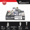 NGK หัวเทียน Premium RX ขั้ว Ruthenium BKR5ERX-P [ ใช้อัพเกรด BKR5E ] (1 หัว) - Made in Japan