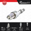 NGK หัวเทียน Premium RX ขั้ว Ruthenium BKR6ERX-PS [ ใช้อัพเกรด BKR6E ] (1 หัว) - Made in Japan