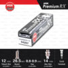 NGK หัวเทียน Premium RX ขั้ว Ruthenium LKAR8ARX-PS [ ใช้อัพเกรด ILZKAR8J8SY ] (1 หัว) - Made in Japan