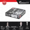 NGK หัวเทียน Premium RX ขั้ว Ruthenium LKAR8ARX-PS [ ใช้อัพเกรด ILZKAR8J8SY ] (1 หัว) - Made in Japan