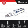 NGK หัวเทียน Premium RX ขั้ว Ruthenium LTR5ARX-13P [ ใช้อัพเกรด ILTR5A-13G ] (1 หัว) - Made in Japan