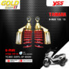 YSS โช๊คแก๊ส Gold Edition โฉมใหม่ล่าสุด ใช้อัพเกรดสำหรับ NMAX 155 ปี 2015-2019【 TC302-335TL-07-853N 】 โช๊คคู่หลังสำหรับมอเตอร์ไซค์ สปริงแดง/กระบอกทอง [ โช๊ค YSS แท้ 100% พร้อมประกันศูนย์ 6 เดือน ]