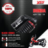 YSS โช๊คแก๊ส G-SPORT BLACK SERIES ใช้อัพเกรดสำหรับ HONDA ADV150 ปี 2019 【 TG302-390TR-08-888 】 โช๊คคู่หลัง สปริงดำ/กระบอกดำ [ โช๊ค YSS แท้ ประกันโรงงาน 1 ปี ]