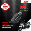 YSS โช๊คแก๊ส DTG PLUS ใช้อัพเกรดสำหรับ CLICK 125i ปี 2012 / CLICK 150i ปี 2018 【 OB222-330T-05-58P 】 โช๊คเดี่ยวหลัง สปริงดำ/แกนแดง [ โช๊ค YSS แท้ ประกันโรงงาน 6 เดือน ]