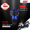 YSS โช๊คแก๊ส DTG PLUS ใช้อัพเกรดสำหรับ CLICK 125i ปี 2012 / CLICK 150i ปี 2018 【 OB222-330T-05-68P 】 โช๊คเดี่ยวหลัง สปริงดำ/แกนน้ำเงิน [ โช๊ค YSS แท้ ประกันโรงงาน 6 เดือน ]