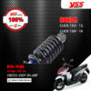 YSS โช๊คแก๊ส DTG PLUS ใช้อัพเกรดสำหรับ CLICK 125i ปี 2012 / CLICK 150i ปี 2018 【 OB222-330T-05-68P 】 โช๊คเดี่ยวหลัง สปริงดำ/แกนน้ำเงิน [ โช๊ค YSS แท้ ประกันโรงงาน 6 เดือน ]