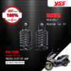 YSS โช๊คแก๊ส DTG PLUS ใช้อัพเกรดสำหรับ HONDA PCX125 / PCX150 ปี 2014-2017 【 TB220-315T-07-68P 】 โช๊คคู่หลัง สปริงดำ/แกนน้ำเงิน [ โช๊ค YSS แท้ ประกันโรงงาน 6 เดือน ]