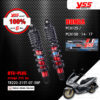 YSS โช๊คแก๊ส DTG PLUS ใช้อัพเกรดสำหรับ HONDA PCX125 / PCX150 ปี 2014-2017 【 TB220-315T-07-58P 】 โช๊คคู่หลัง สปริงดำ/แกนแดง [ โช๊ค YSS แท้ ประกันโรงงาน 6 เดือน ]