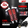 YSS โช๊คแก๊ส G-SERIES ใช้อัพเกรดสำหรับ YAMAHA NMAX 155 ปี 2020 【 TC302-310T-23-858 】 โช๊คคู่หลัง สปริงแดง/กระบอกดำ [ โช๊ค YSS แท้ ประกันโรงงาน 1 ปี ]