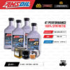 FULL MOTO ชุดถ่ายน้ำมันเครื่องสังเคราะห์100% AMSOIL 4T Performance [ 10w-30 ] พร้อมกรองเครื่อง/กรองห้องคลัทช์ ใช้สำหรับ มอเตอร์ไซค์ X-ADV / NC750X / NC700 (Copy)